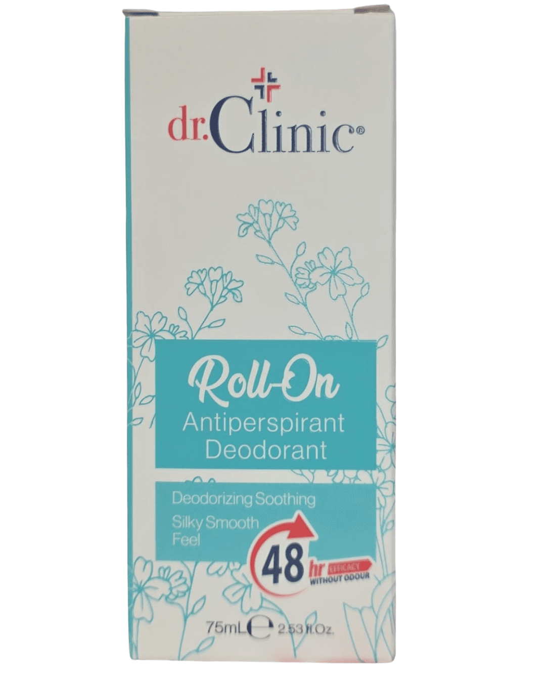 dr.Clinic Roll-On Antiperspirant Deodorant (Turquoise) - 75ml
