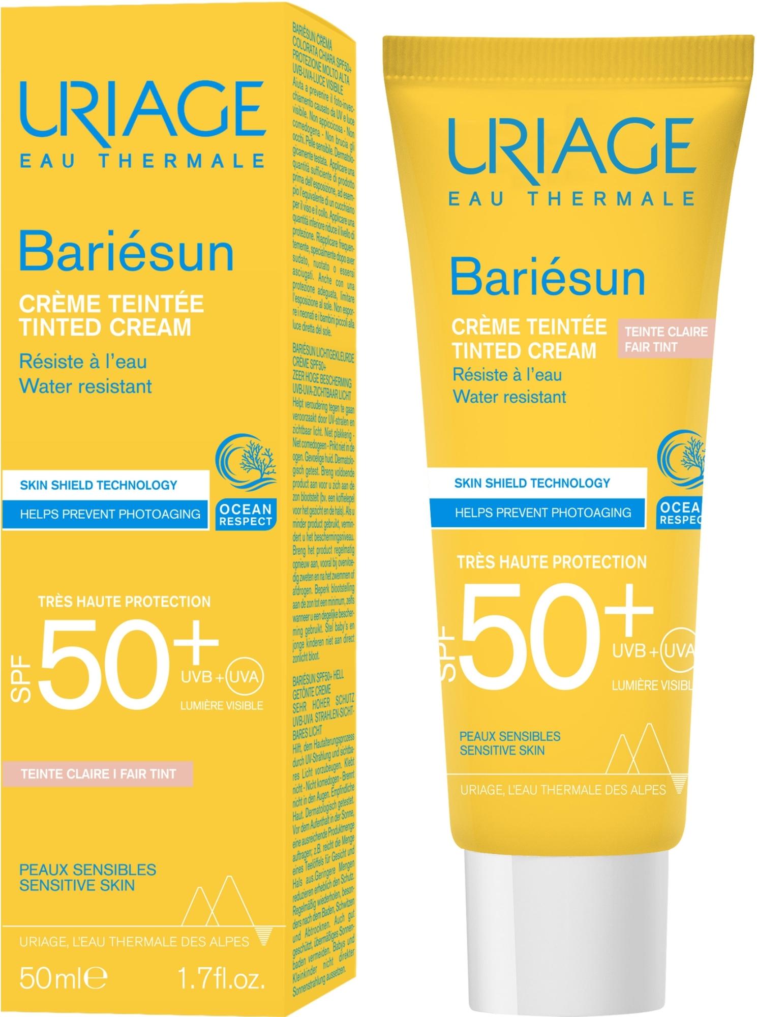 Uriage Bariesun Tinted Cream SPF50+ - Fair Tint- 50ml
