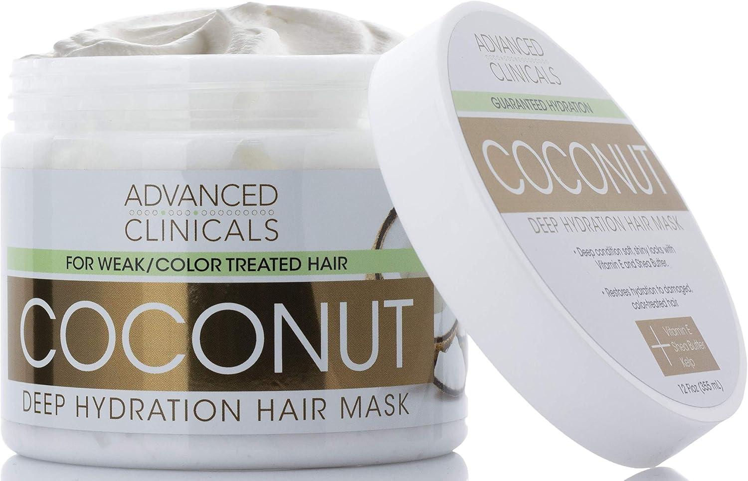 ADVANCED CLINCALS Coconut Deep Hydration Hair Mask - 340g