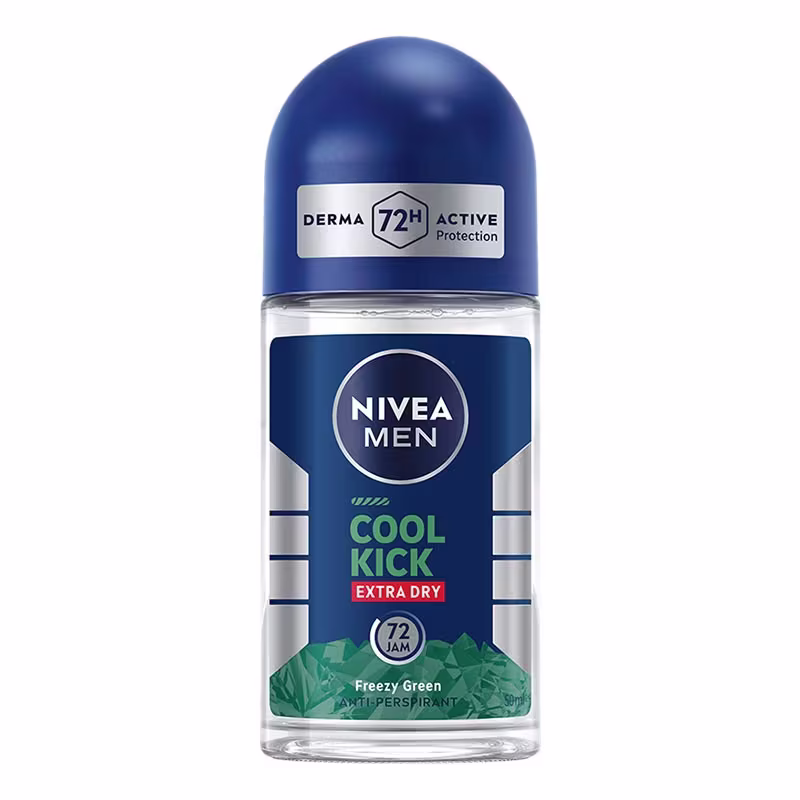 NIVEA Men Cool Kick Freezy Green Anti-Perspirant Roll-On - 50ml
