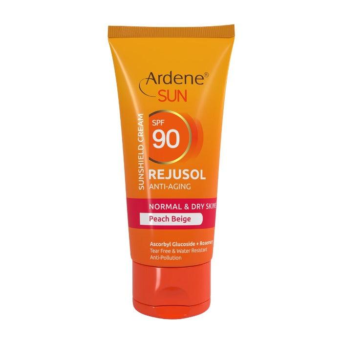 ARDENE Rejusol Anti-Aging SUNSHIELD CREAM SPF90 Normal & Dry Skin Peach Beige - 50ml