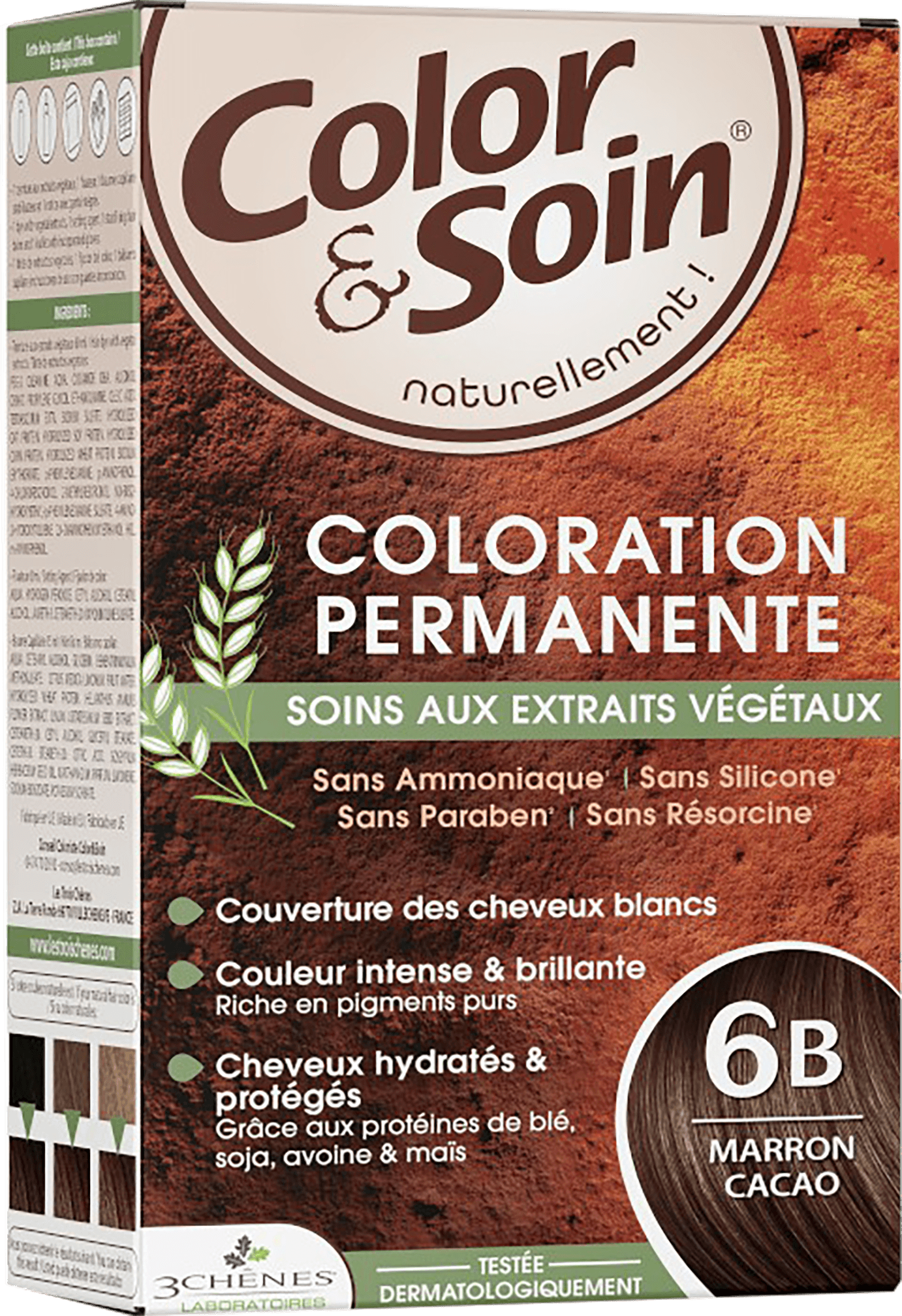 color&soin Hair Dye - 6B MARRON CACAO