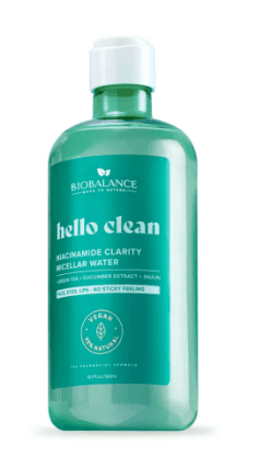 BIOBALANCE Hello Clean Niacinamide Clarity Micellar Water - 500ml