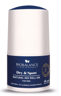 BIOBALANCE Dry&Sport Natural Deo Roll - On For Man - 50ml