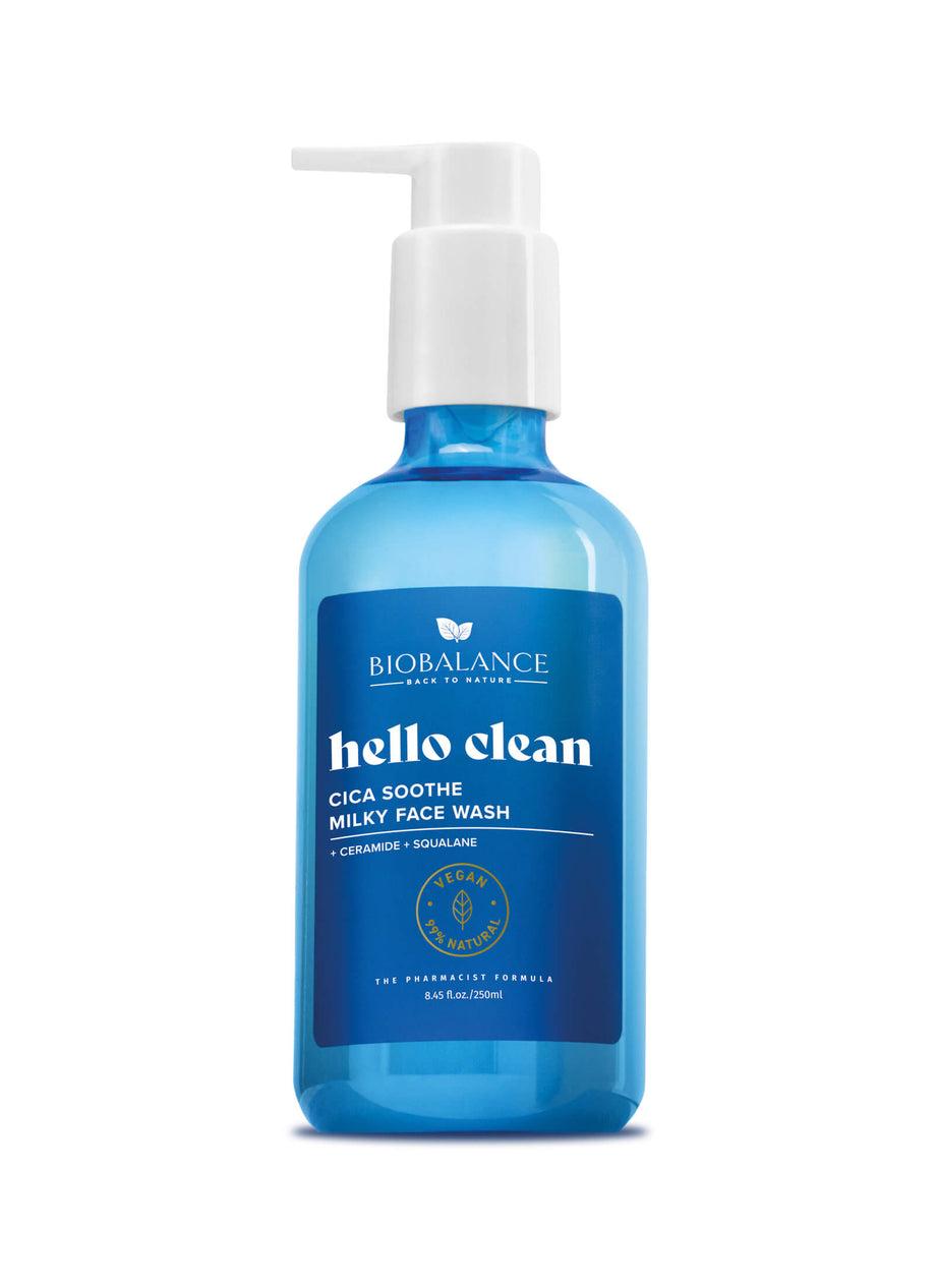 BIOBALANCE Hello Clean Cica Soothe Milky Face Wash - 250ml