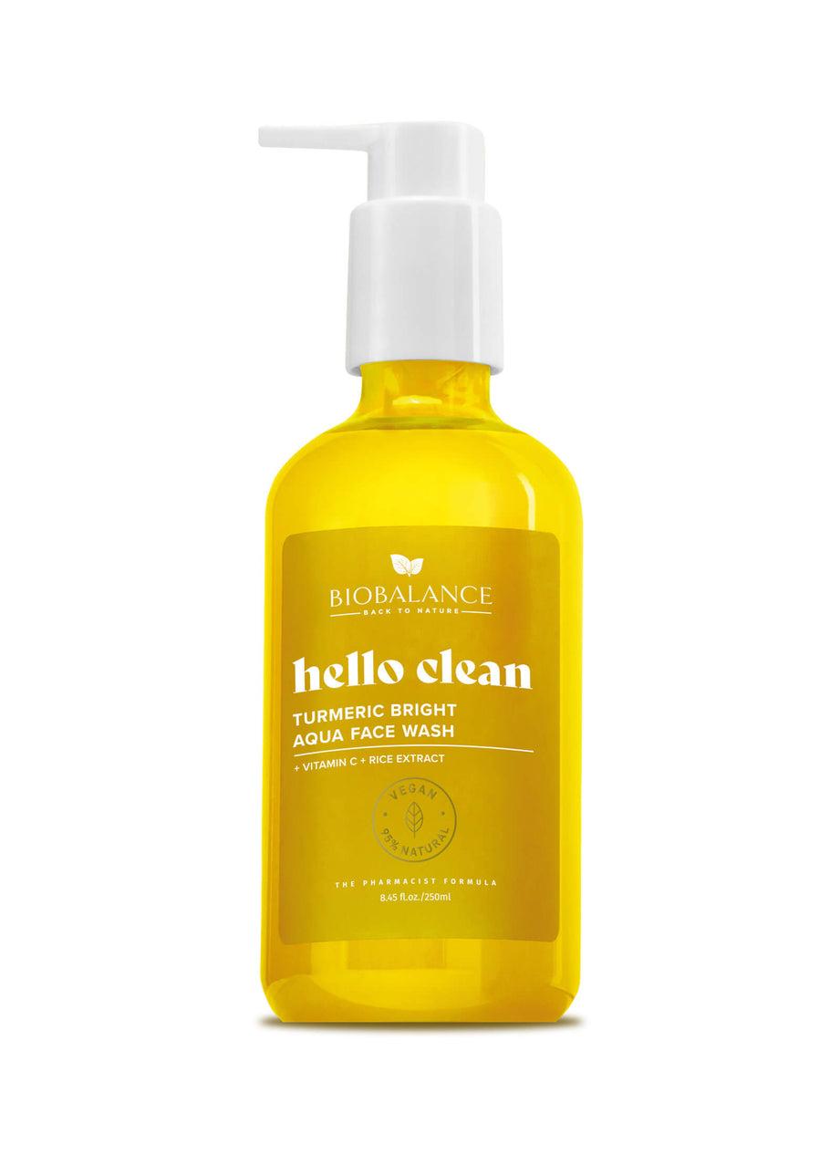 BIOBALANCE Hello Clean Turmeric Bright Aqua Face Wash - 250ml