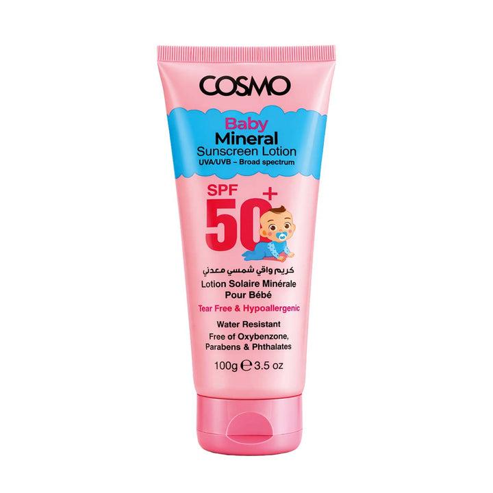 cosmo Baby Mineral Sunscreen Lotion SPF50 - 100g