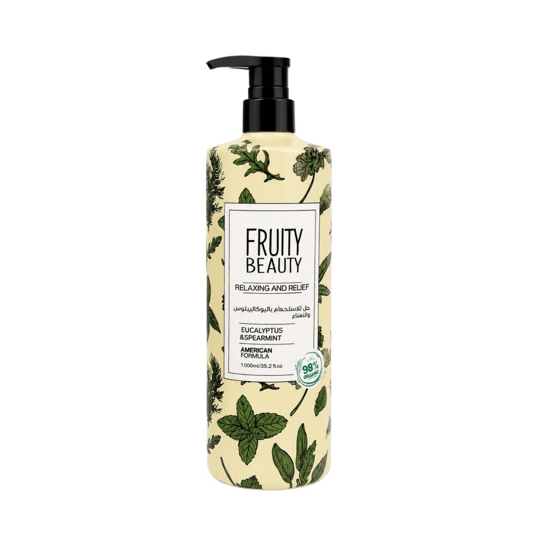 FRUITY BEAUTY Shower Gel Eucalyptus & Spearmint - 1000ml