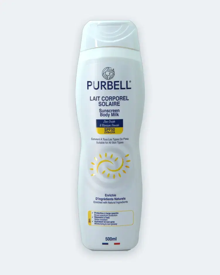 PURBELL Sunscreen Body Milk - SPF50 UVB+UVA - 500ml