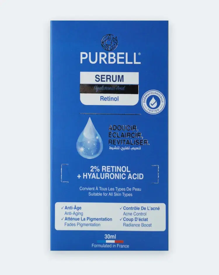 PURBELL 2%Retinol + Hyaluronic Acid Serum - 30 ml