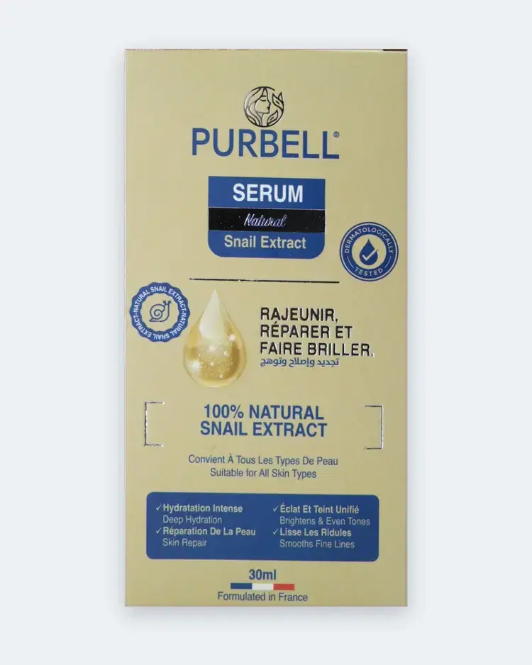 PURBELL 100% Natural Snail Extract Serum - 30ml