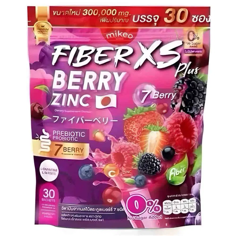 Mikeo Fiberxs Plus 7 Berry Zinc - 30 Sachets