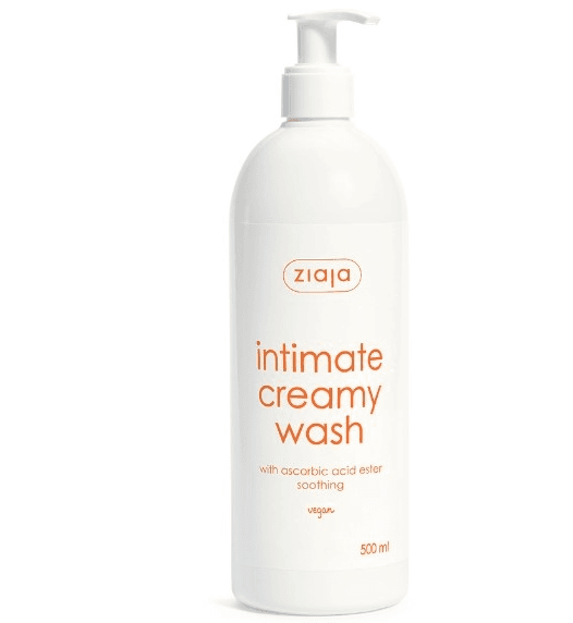 Ziaja Intimate With Ascorbic Acid Ester Soothing Creamy Wash - 500ml