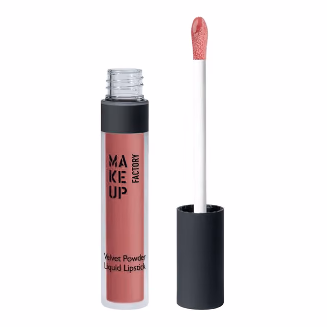 MAKEUP FACTORY Velvet Powder Liquid Lipstick - 19 Sweet Mauve