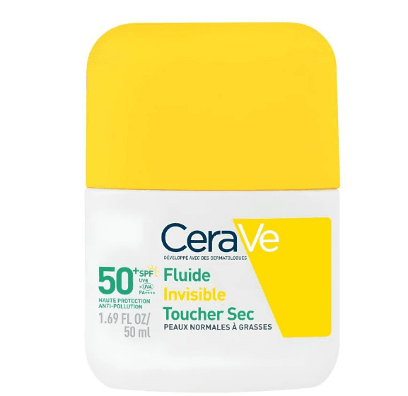 CERAVE Invisible Dry Touch Fluid Sunscreen SPF50 - 50ml