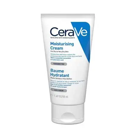 Cerave Moisturizing Cream for Dry Skin to Very Dry Skin -  50ml فرنسي المكتب