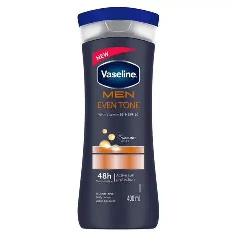 Vaseline Men Even Tone Body Lotion with SPF10 & Vitamin B3 - 400ml