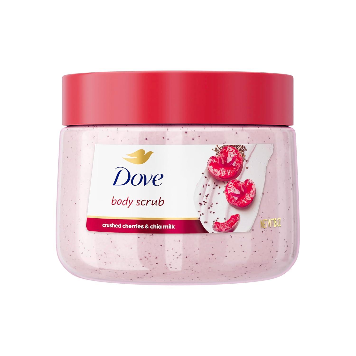 DOVE Body Scrub Crushed Cherries & Chia Milk - 444g