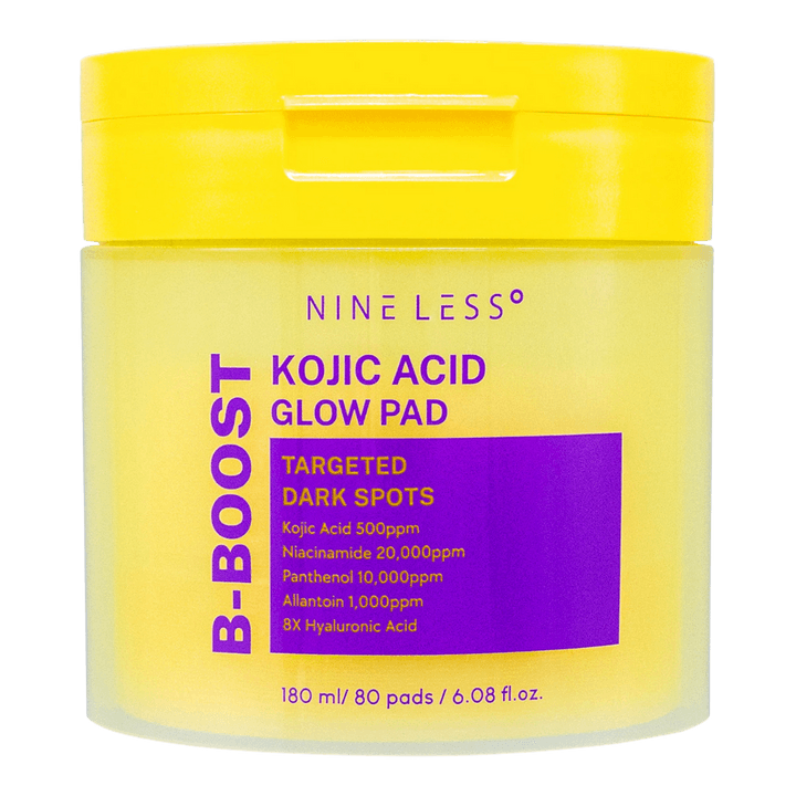 NINE LESS B-Boost Kojic Acid Glow Pad –180ml -  80pcs