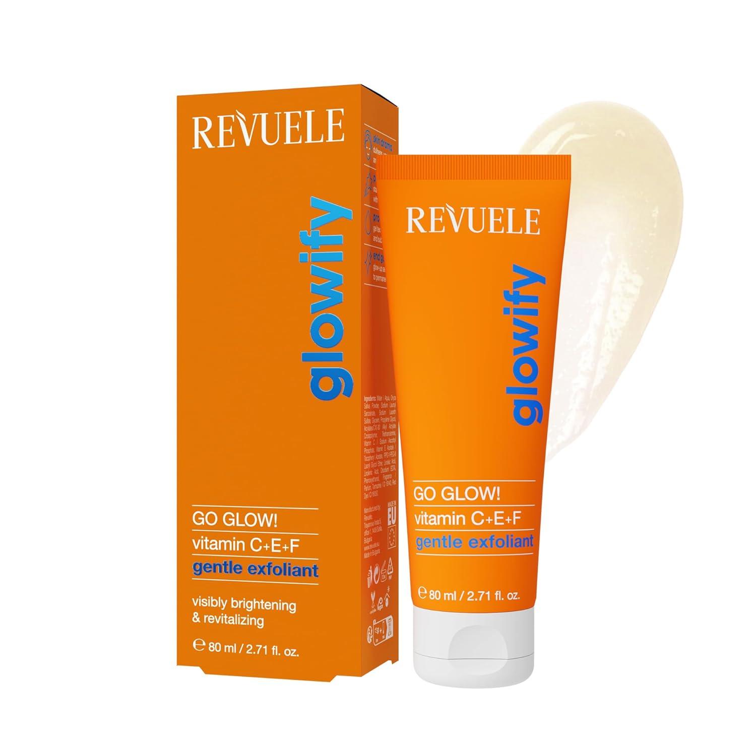 REVUELE  Go Glow! Vitamin C+E+F Gentle facial peeling - 80 ml