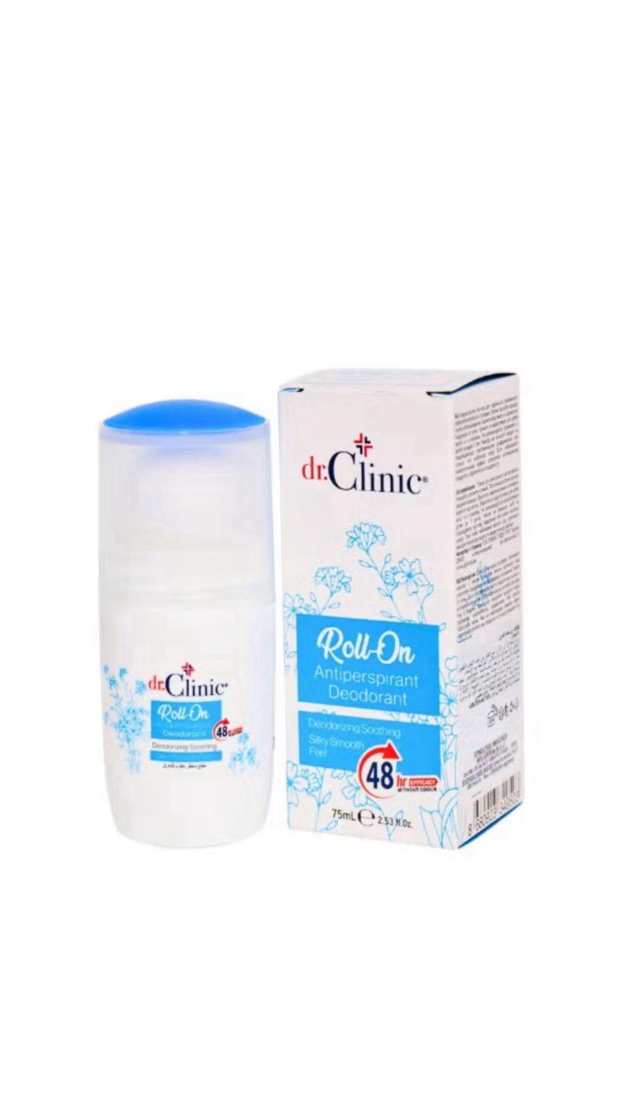 dr.Clinic Roll-On Antiperspirant Deodorant (Blue) - 50ml