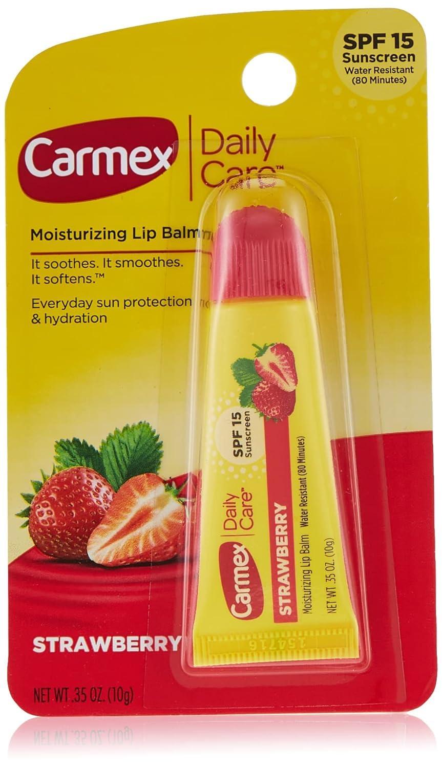 Carmex Daily Care Lip Balm Strawberry SPF 15 - 10g