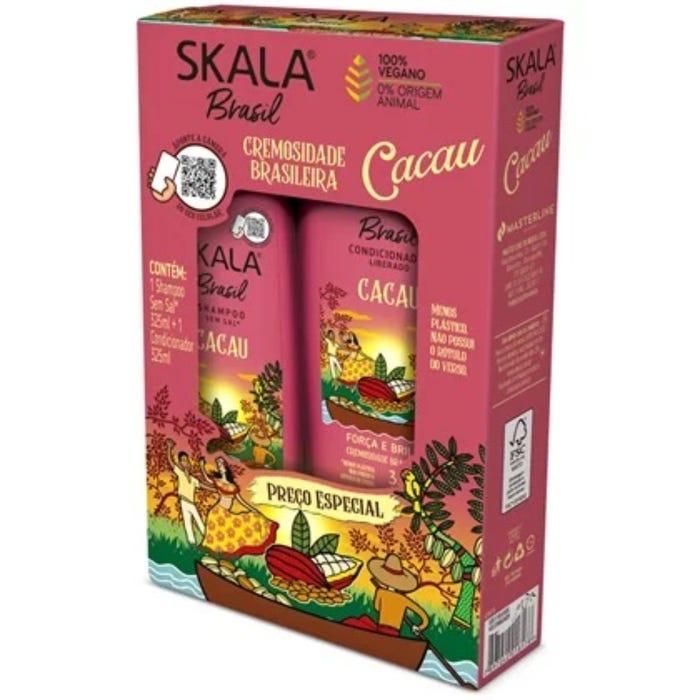 SKALA Cacau Shampoo 325ml  + Conditioner 325ml - Kit