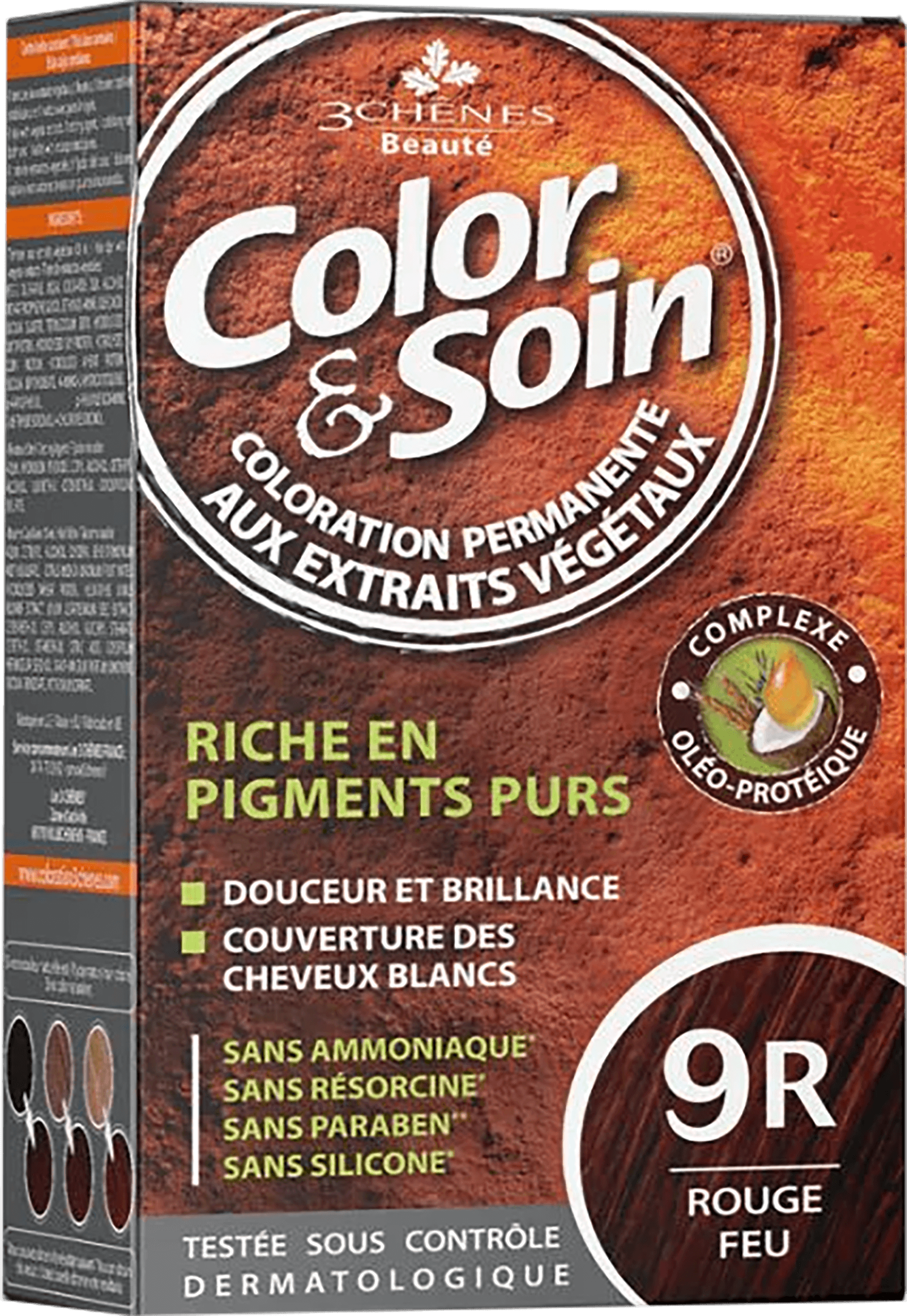 color&soin Hair Dye - 9R FIRE RED