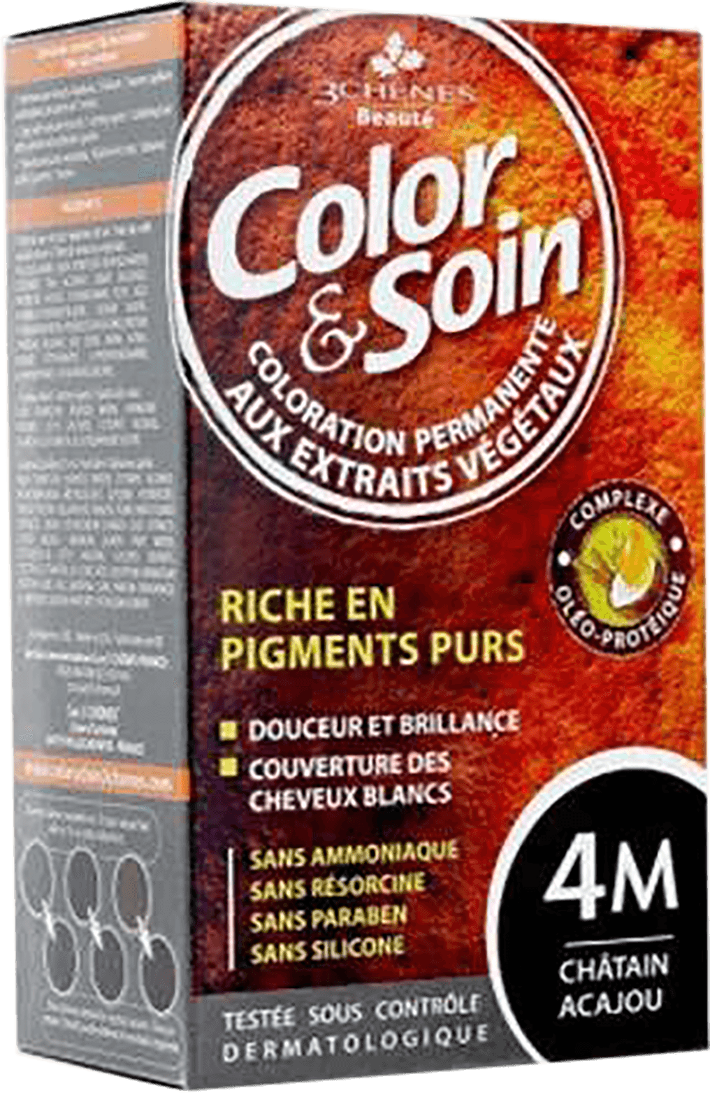 color&soin Hair Dye - 4M MAHOGANY CHESTNUT