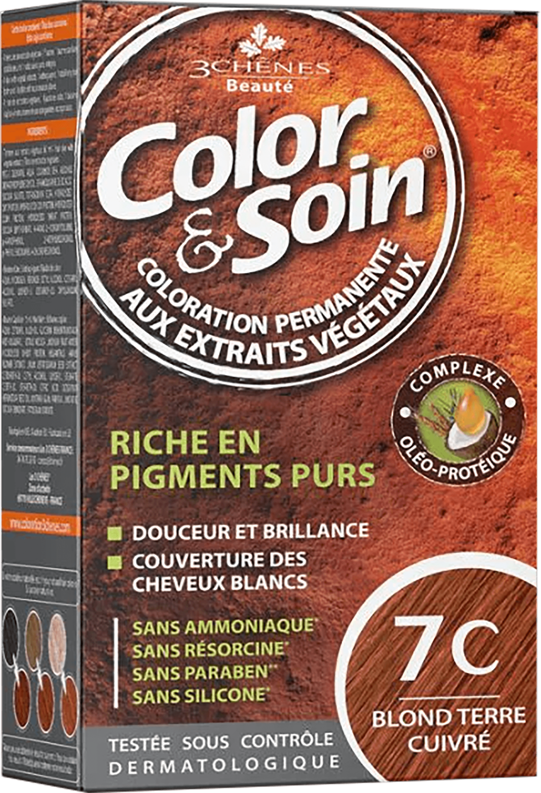 color&soin Hair Dye - 7C BLONDE TERRE