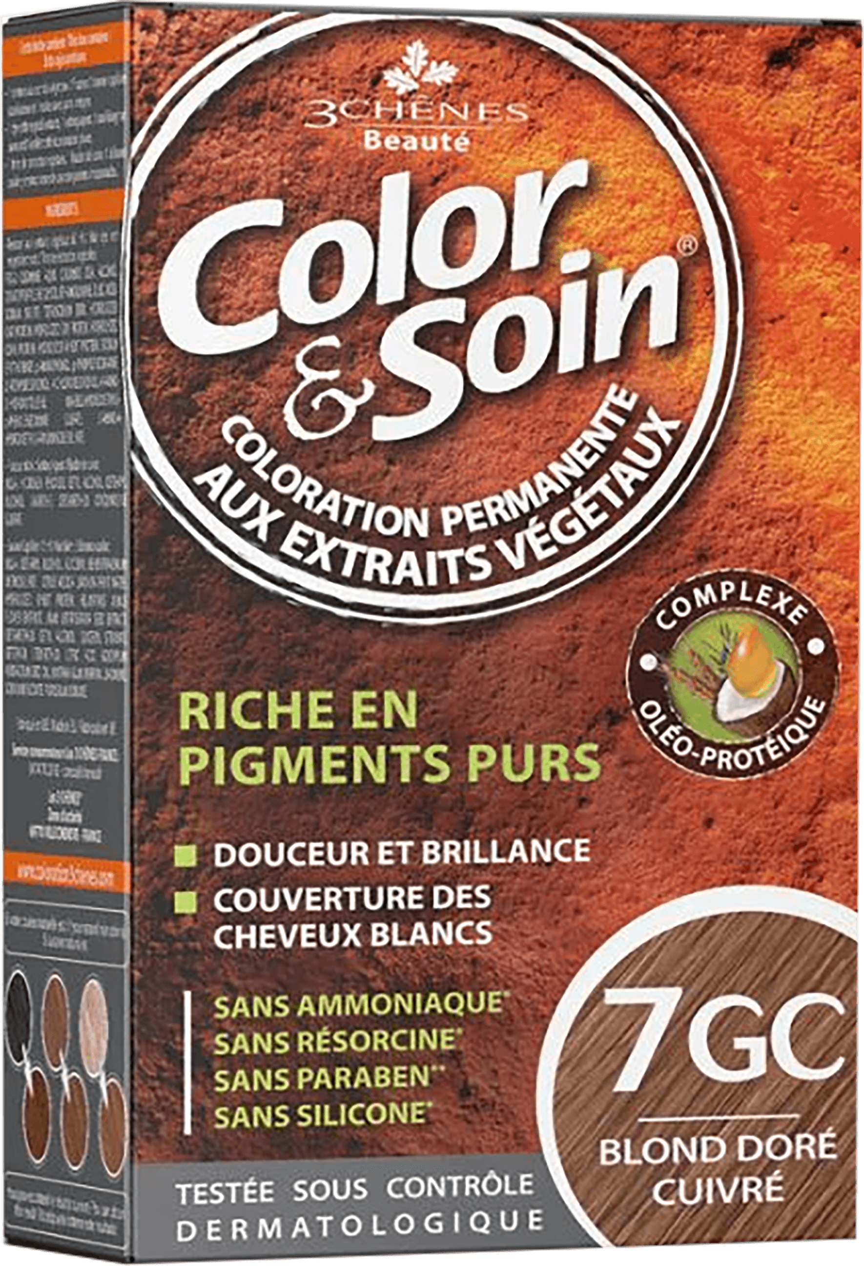 color&soin Hair Dye - 7GC GOLDEN COPPER BLOND