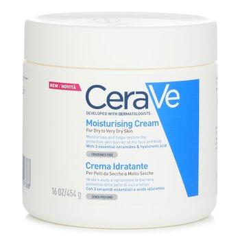 CeraVe Moisturizing Cream For Dry to Very Dry Skin - 454g فرنسي المكتب