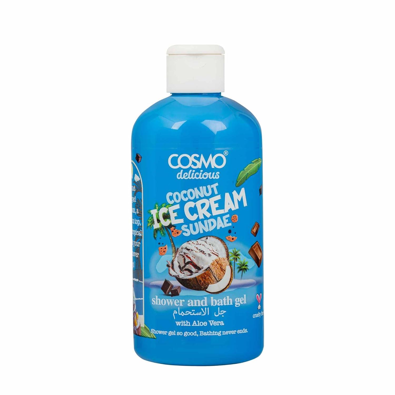 COSMO Delicious Coconut & Ice Cream Sundae Shower & Bath Gel - 500ml