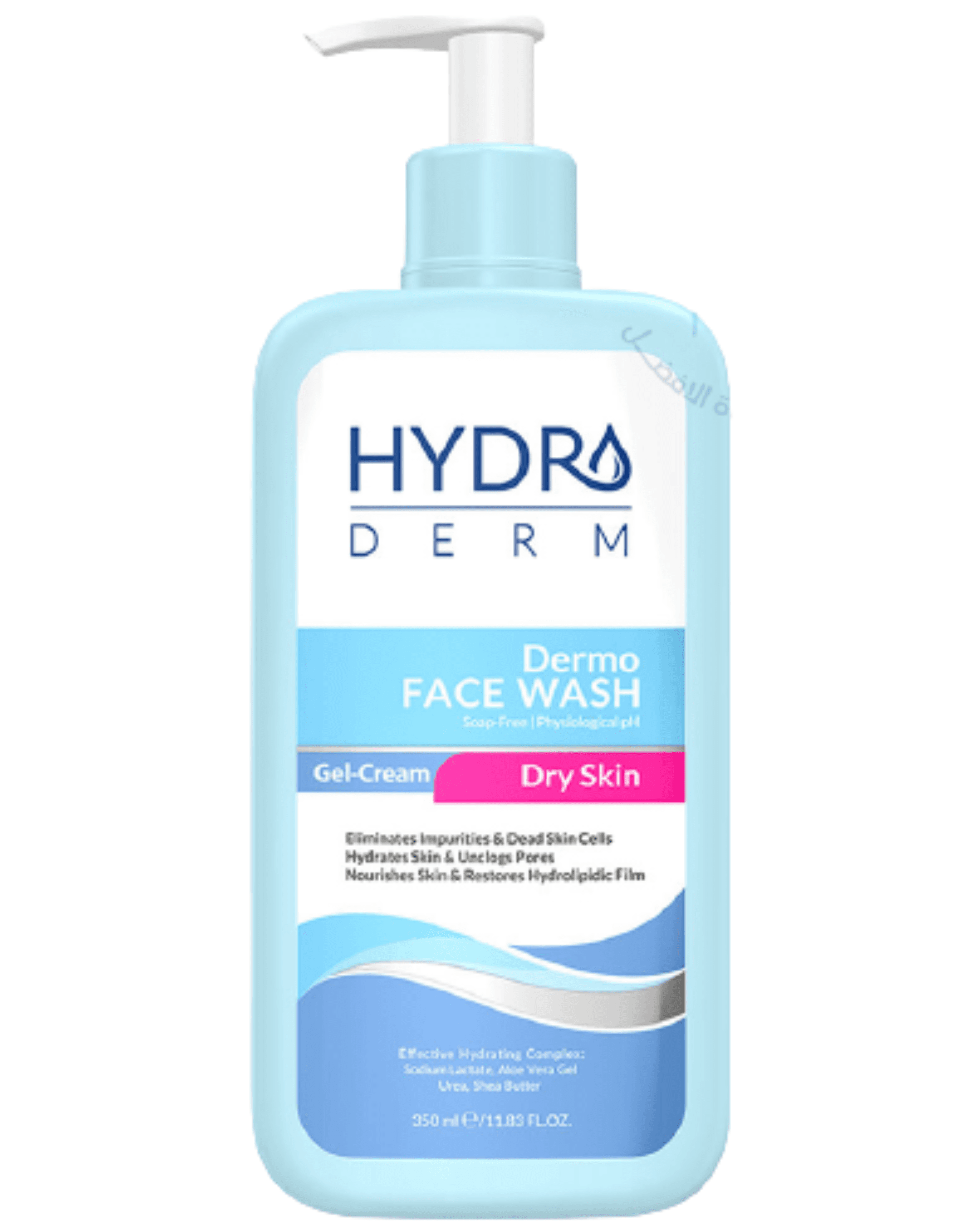 HYDRODERM Dermo Face Wash Gel-Cream for Dry Skin - 350ml