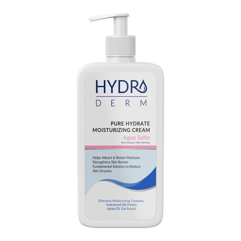 HYDRODERM Pure Hydrate Moisturizing Cream Aqua Satin- 500ml