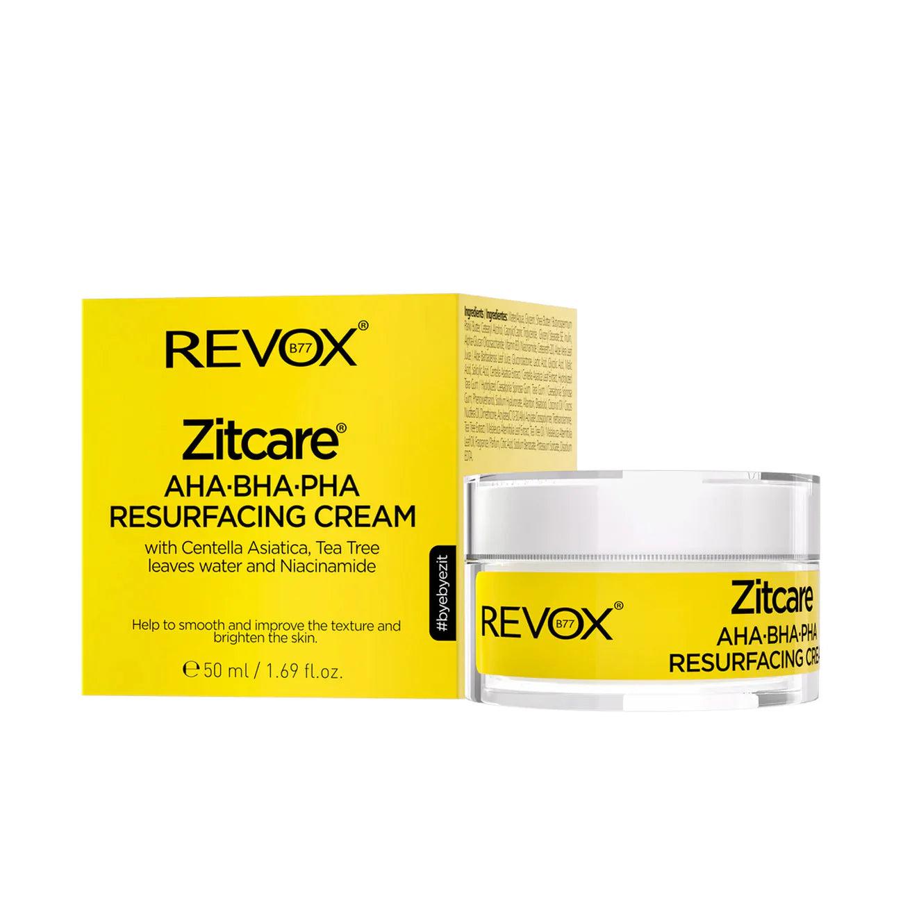 REVOX Zitcare AHA.BHA..PHA Resurfacing Cream - 50ml