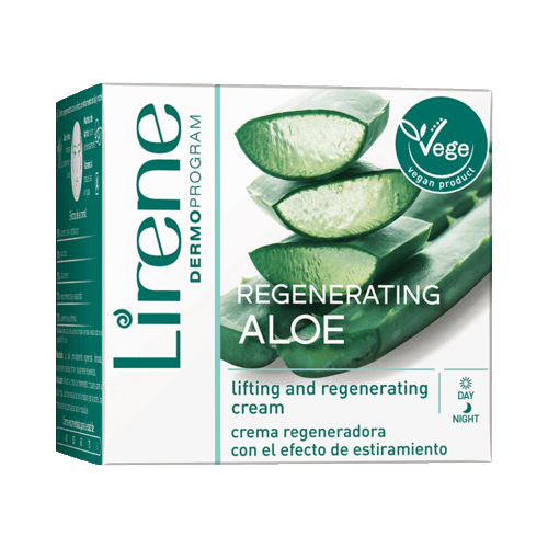 Lirene Regenerating Aloe lifting and Regenerating Cream - 50ml
