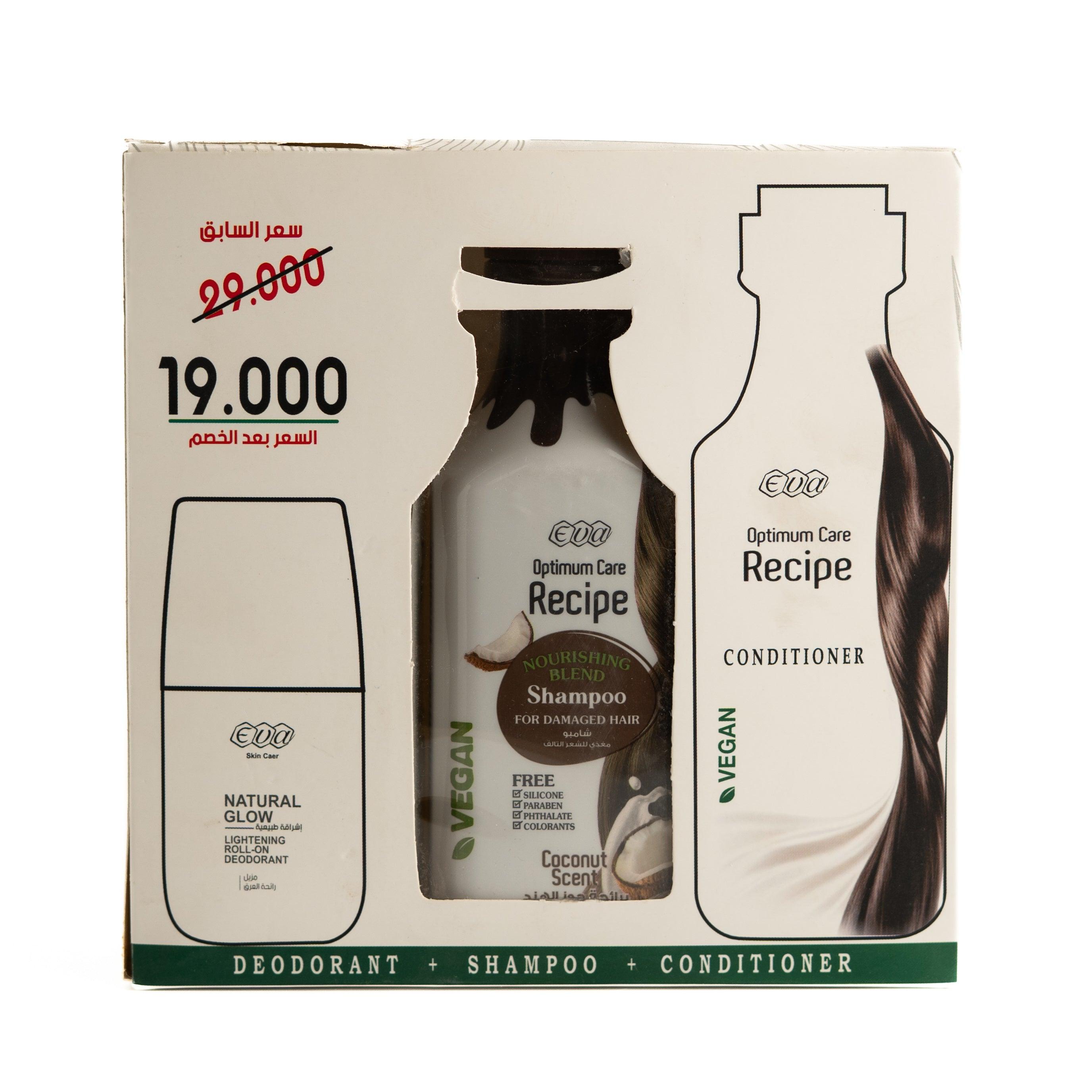 EVA KIT Shampoo + Conditioner + Deodorant