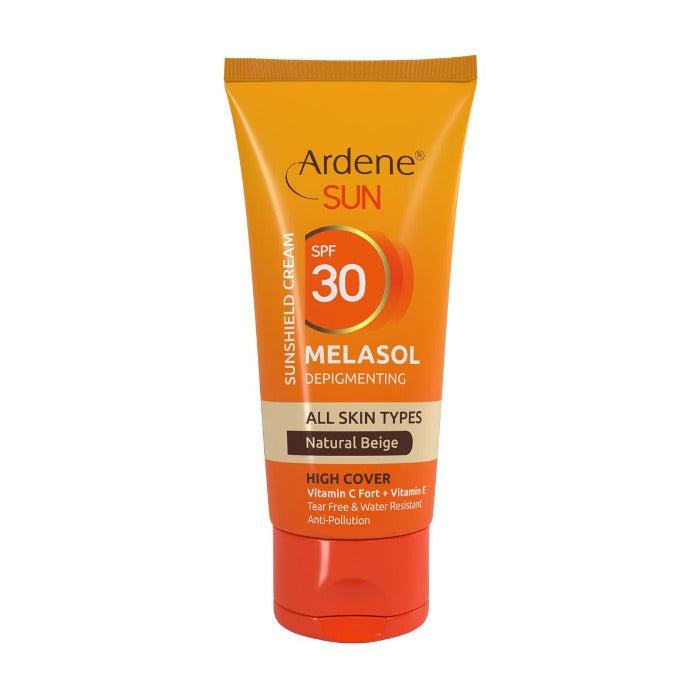 ARDENE SPF30 SunShield Cream Melasol Depigmenting All Skin Types Natural Beige - 50ml