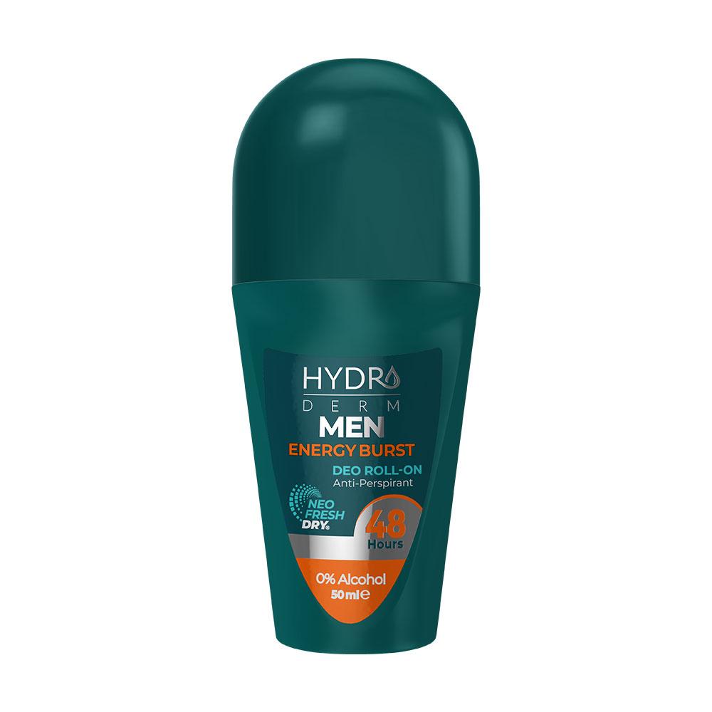 HYDRODERM Men Energy Burst Deo Roll-On 48h - 50ml