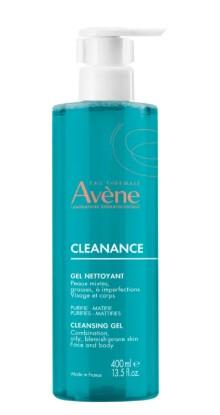 Avene Cleanance Cleansing Gel For Oily, Blemish-Prone Skin - 400ml