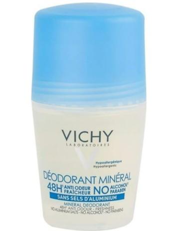 VICHY 48H Mineral Deodorant Roll-On - 50ml