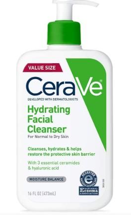 CeraVe Hydrating Facial Cleanser – 473ml