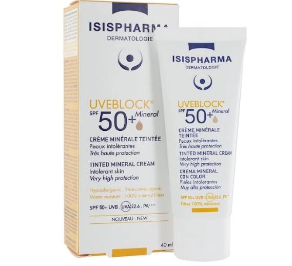 ISISPHARMA UVEBLOCK SPF 50+  Tinted Mineral Cream