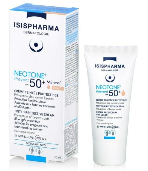 ISISPHARMA Tinted Protective Cream Prevent Pigmentation Spots With SPF+50