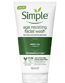 Simple Age Resisting Facial Wash - 150ml