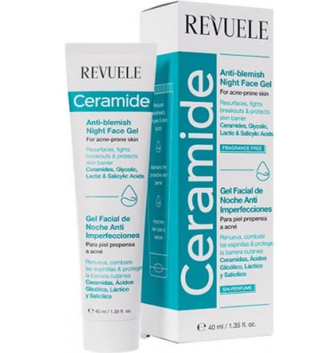 Revuele Ceramide Anti-Blemish Night Face Gel For acne-prone skin - 40ml