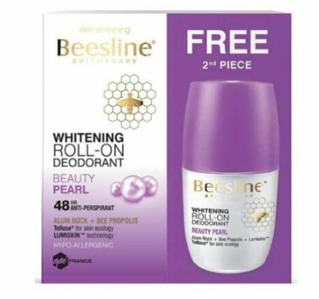 Beesline Whitening Deo Roll On - Beauty Pearl 1+1 Free Offer