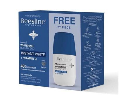 Beesline Whitening Roll-On Instant White + Vitamin C  2x50ml