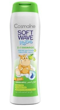 Soft Wave Kids 2in1 Shampoo - Green Apple - 400ml